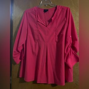 Hot Pink Blouse from Lane Bryant
